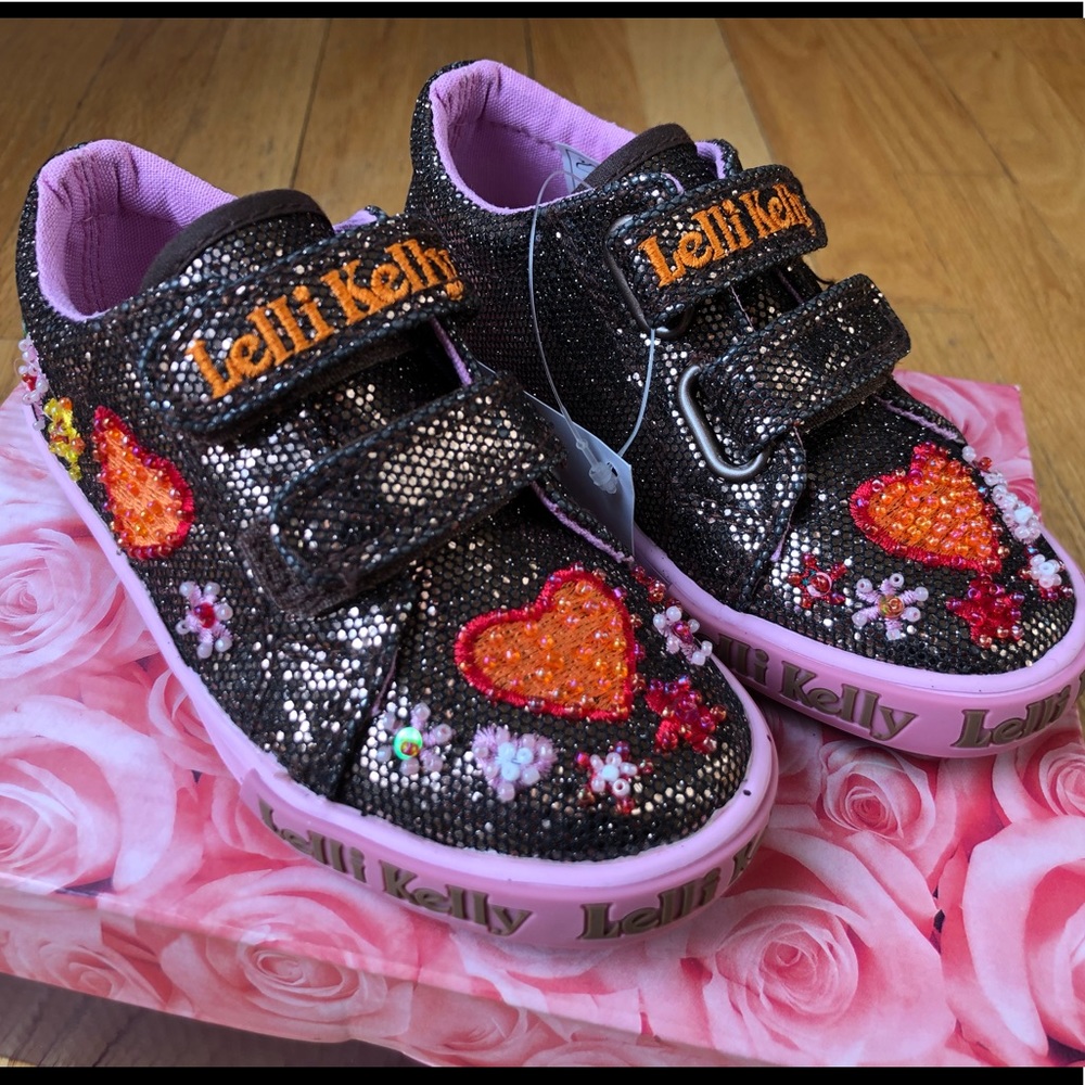 Girls Shoes - Lelli Kelly Love - Brown Glitter